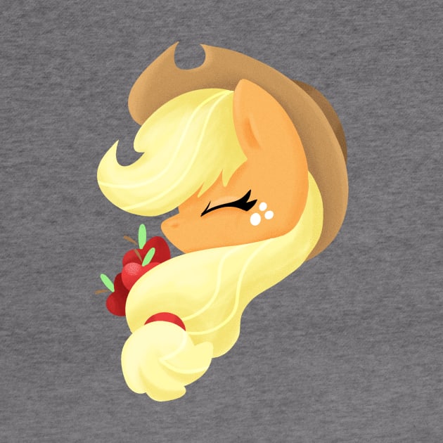 Pony Portraits - Applejack by SmidgeFidge